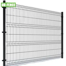 3D Metal Curvy Mesh Fence Panels for Sale